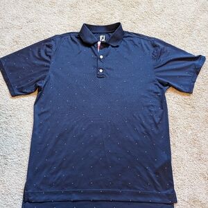 FJ navy blue golf shirt